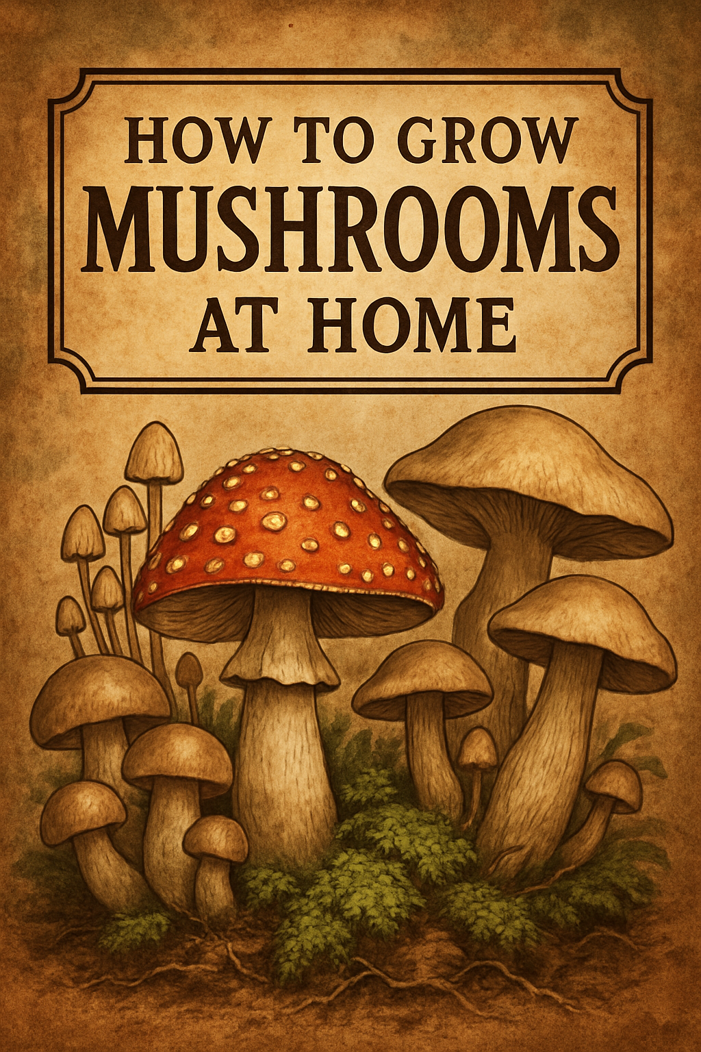 How to Grow Mushrooms at Home cover